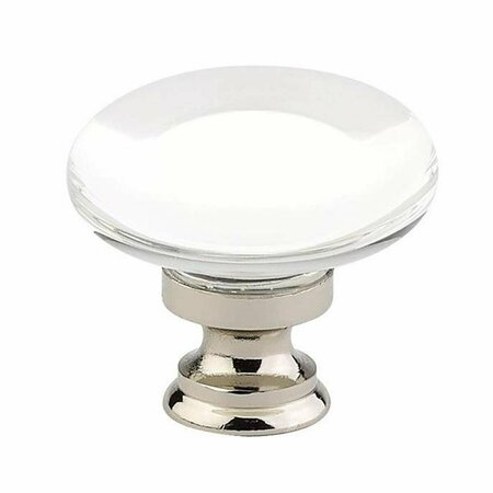 PATIOPLUS 1.375 in. Crystal Providence Round Cabinet Knob PA3240032